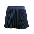Black Mini Skirt - Pleated w/ Elasticated Back Waist Band